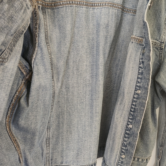 Vintage Old Navy Cropped Jeans Jacket - Picture 7 of 8